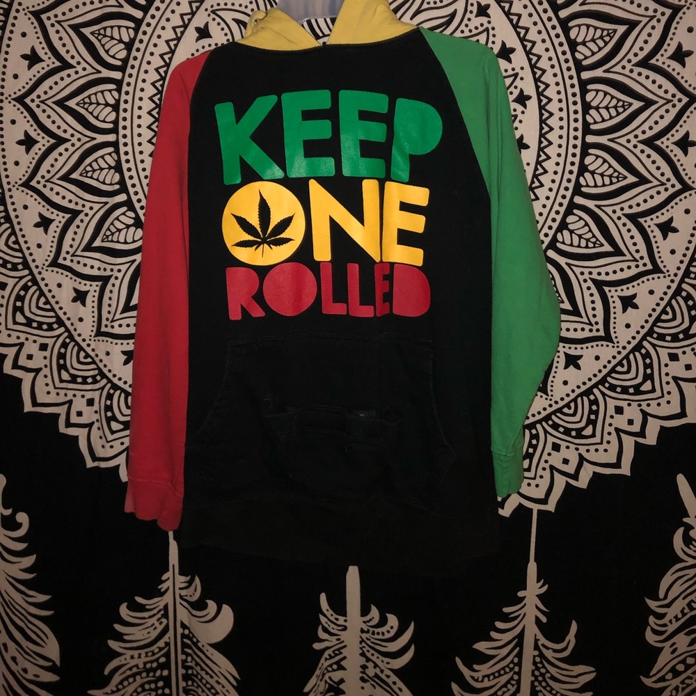 “Keep one rolled” hoodie